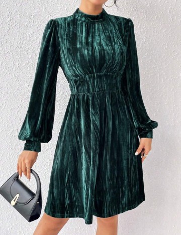 Rochie scurta SHEIN, verde