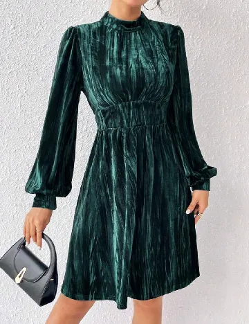 Rochie scurta SHEIN, verde