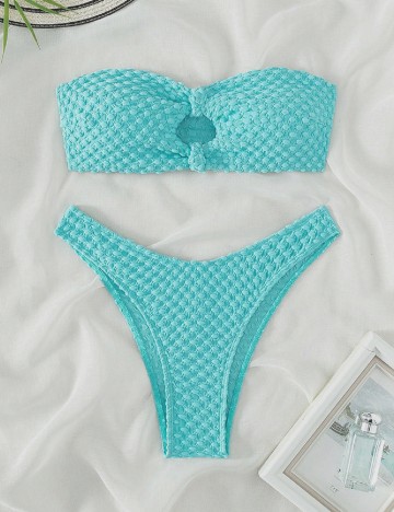 Costum de baie SHEIN, albastru