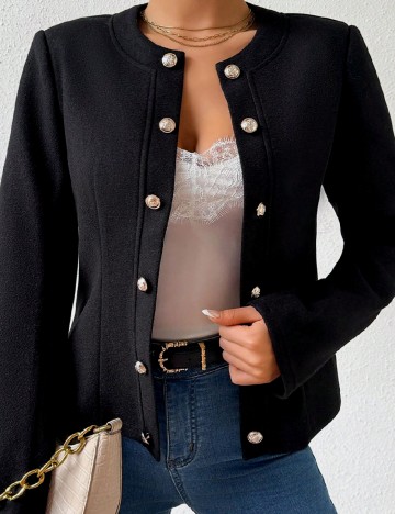 Blazer SHEIN, negru