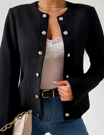 Blazer SHEIN, negru