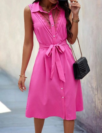 Rochie medie SHEIN, roz