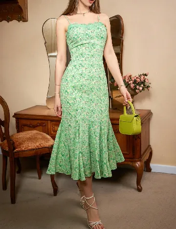 Rochie medie SHEIN, verde