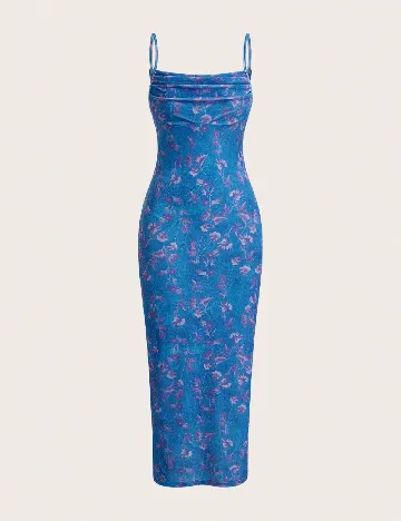 Rochie lunga SHEIN, albastru