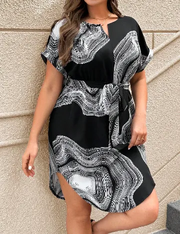 Rochie scurta SHEIN CURVE, ner