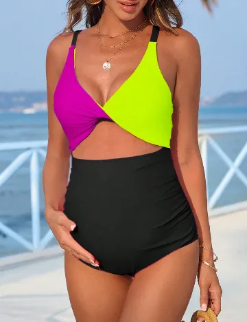 Costum de baie SHEIN Maternity, mix culori