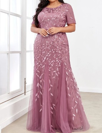 Rochie lunga Ever-Pretty Plus Size, roz