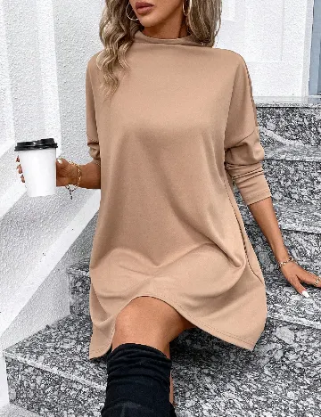Rochie scurta SHEIN, maro