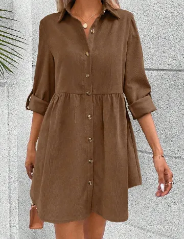 Rochie scurta SHEIN, maro