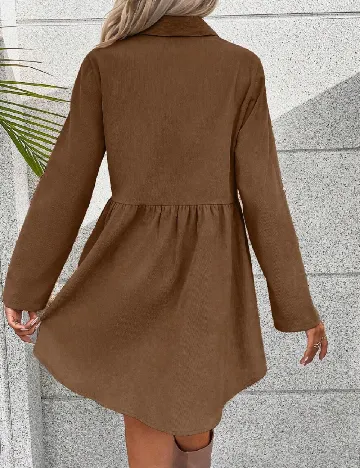 Rochie scurta SHEIN, maro