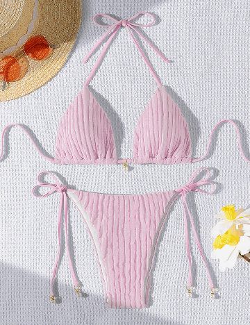 Costum de baie SHEIN, roz
