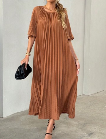 Rochie medie SHEIN, maro