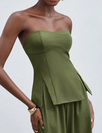 Top SHEIN, verde