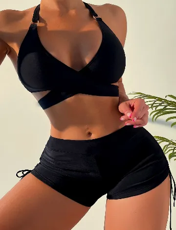 Costum de baie SHEIN, negru