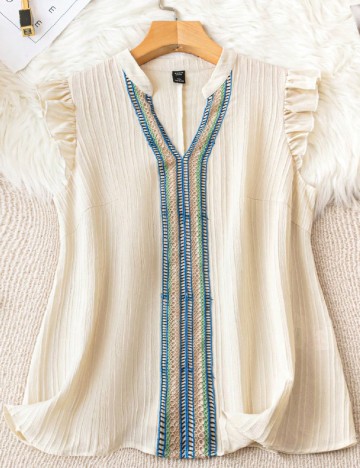 Bluza SHEIN CURVE, crem
