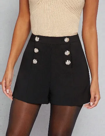 Pantaloni scurti SHEIN, negru