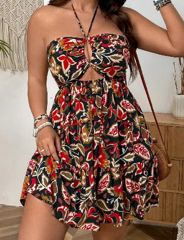 Rochie scurta SHEIN CURVE, mix culori