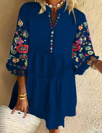 Rochie scurta SHEIN, bleumarin