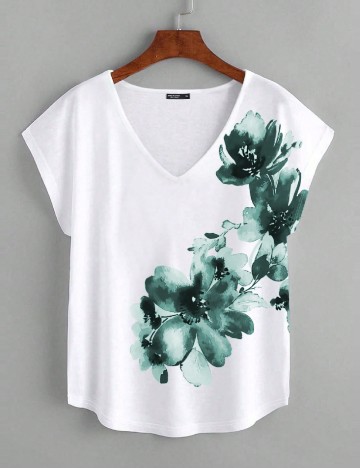 Bluza SHEIN CURVE, alb