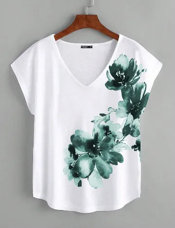 Bluza SHEIN CURVE, alb