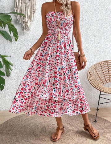 Rochie medie SHEIN, floral print