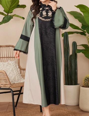 Rochie lunga SHEIN CURVE, verde