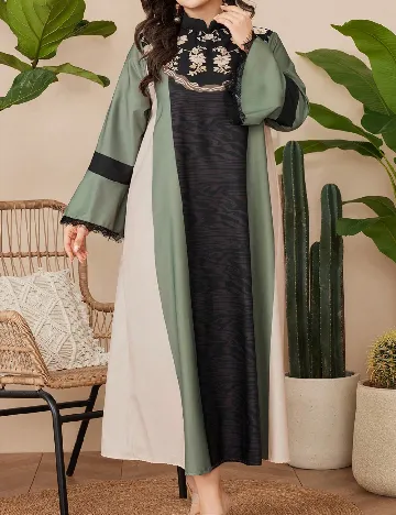 Rochie lunga SHEIN CURVE, verde
