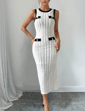 Rochie lunga SHEIN, alb