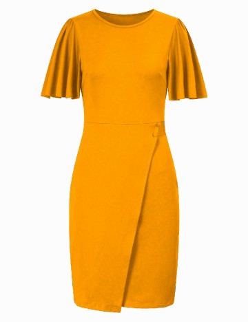 Rochie medie SHEIN, galben