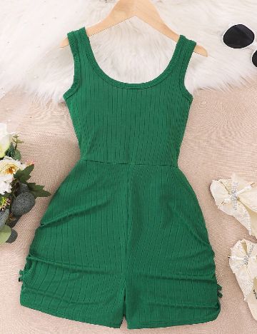 Salopeta Shein Kids, verde