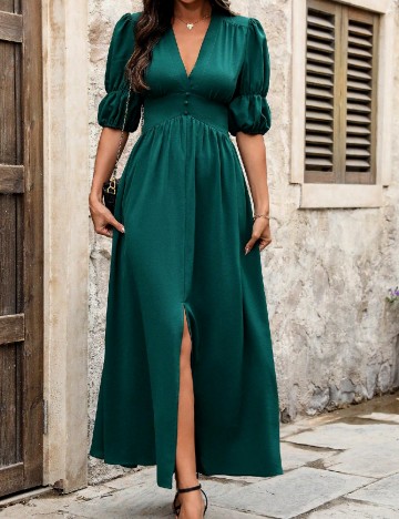 Rochie lunga SHEIN, verde