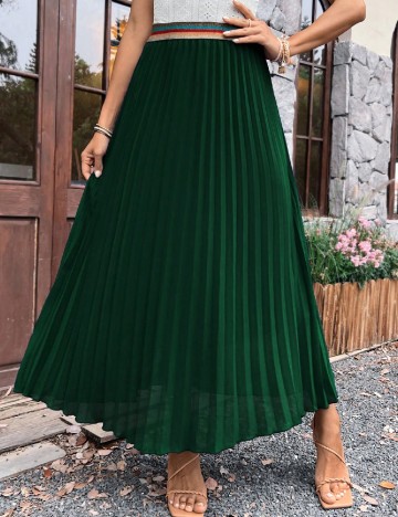 Fusta SHEIN, verde