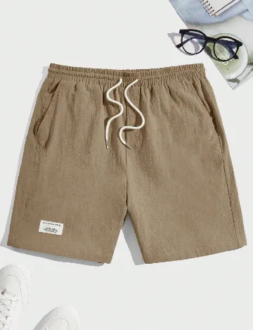 Pantaloni scurti SHEIN, maro