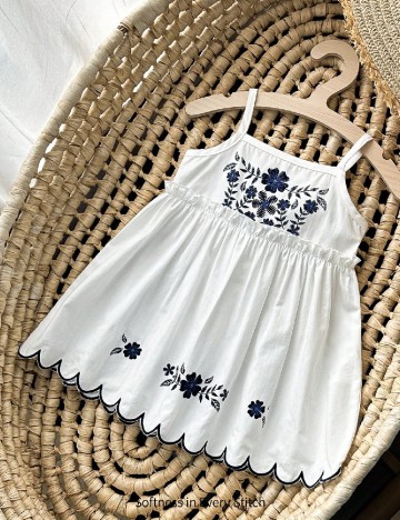 Rochie CozyCub, alb