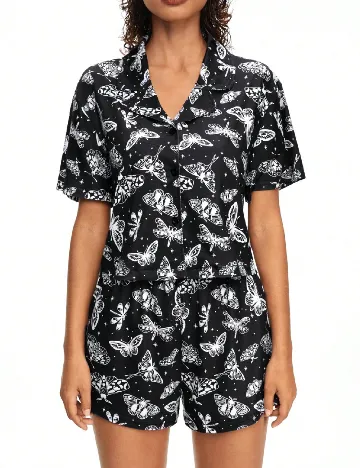 Pijama Romwe, negru