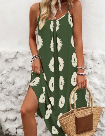 Rochie medie SHEIN, verde