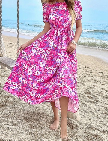 Rochie medie SHEIN, roz