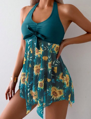 Costum de baie SHEIN, albastru