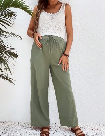 Compleu SHEIN Maternity, alb/verde