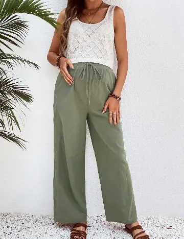 Compleu SHEIN Maternity, alb/verde