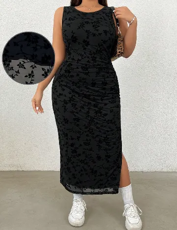 Rochie lunga SHEIN CURVE, negru