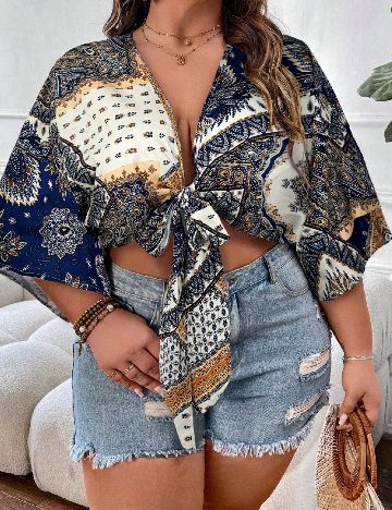 Top SHEIN CURVE, mix culori