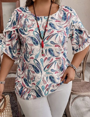 Bluza SHEIN CURVE, mix culori