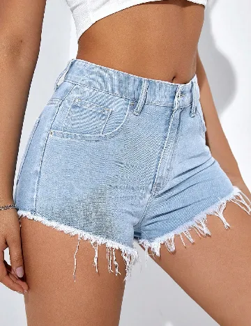 Pantaloni scurti SHEIN, albastru