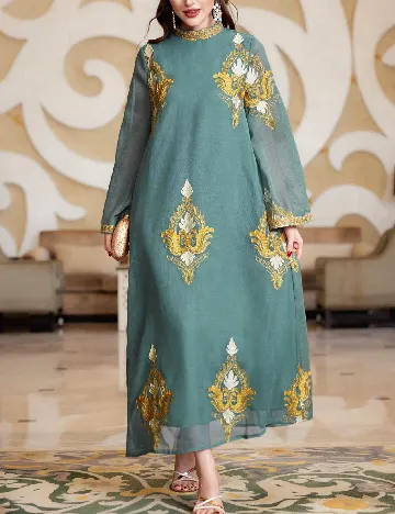 Rochie lunga SHEIN, albastru