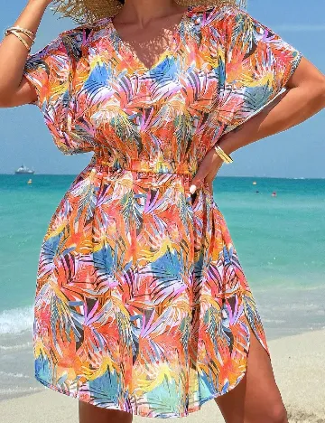 Rochie de plaja SHEIN, mix culori