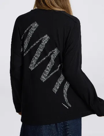 Bluza Reserved, negru Negru