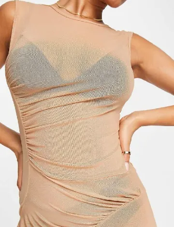 Rochie medie AmyLynn, maro