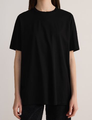 Tricou Reserved, negru