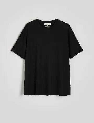 Tricou Reserved, negru